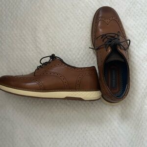Vince Camuto Men's Brown Leather Oxfords